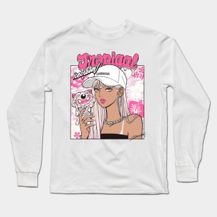 Tropigal Ice Cream Long Sleeve T-Shirt